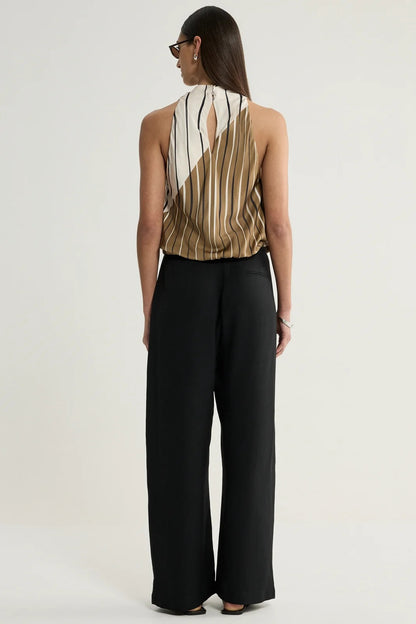 Elka Collective Sloane Top - Moss Stripe