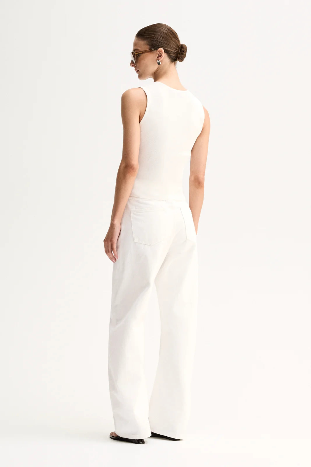 Elka Collective Lindsay Knit Top - White
