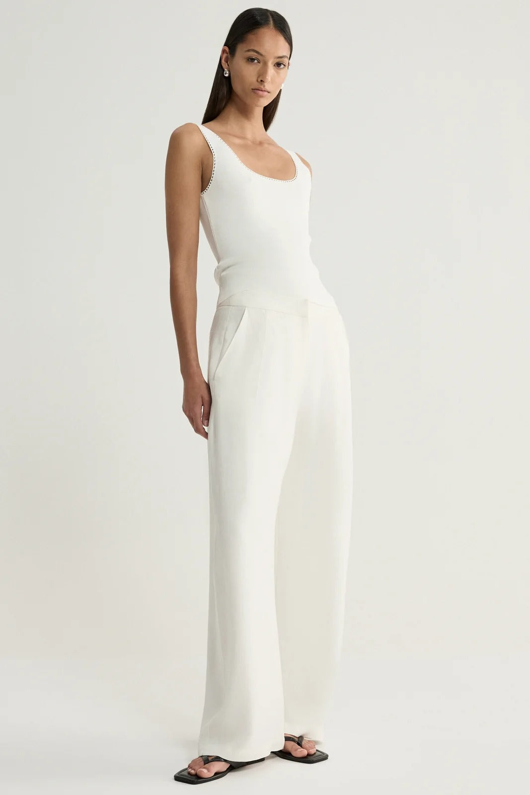 Elka Collective Tori Pant - White