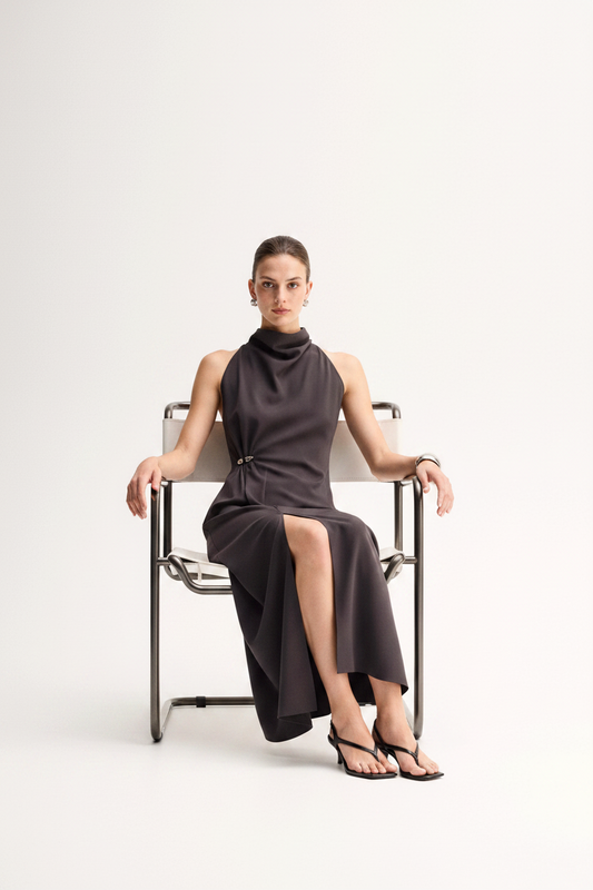 Elka Collective Harper Maxi Dress - Slate