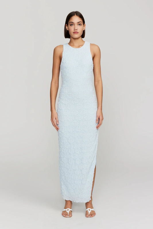 Leeroy Midi Dress Baby Blue