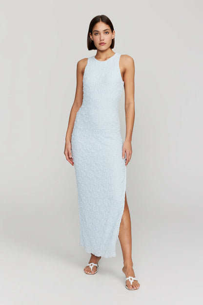 Leeroy Midi Dress Baby Blue