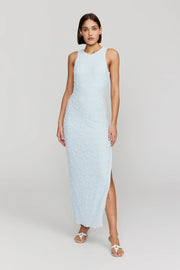 Leeroy Midi Dress Baby Blue