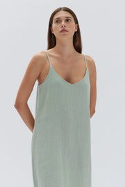 Linen Slip Dress- Nettle - Lulu & Daw - Assembly Label - 100% Linen, dresses, new arrivals - Lulu & Daw - Australian Fashion Boutique