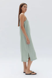 Linen Slip Dress- Nettle - Lulu & Daw - Assembly Label - 100% Linen, dresses, new arrivals - Lulu & Daw - Australian Fashion Boutique