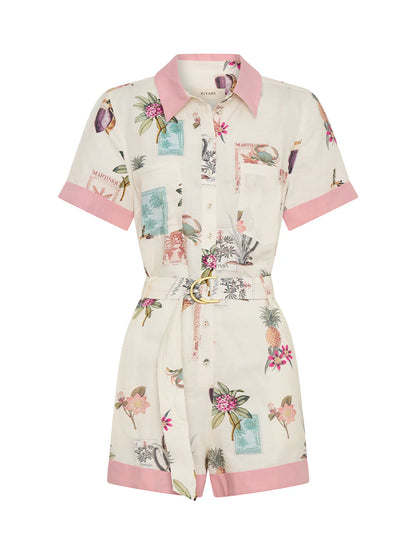 Lyra Linen Playsuit