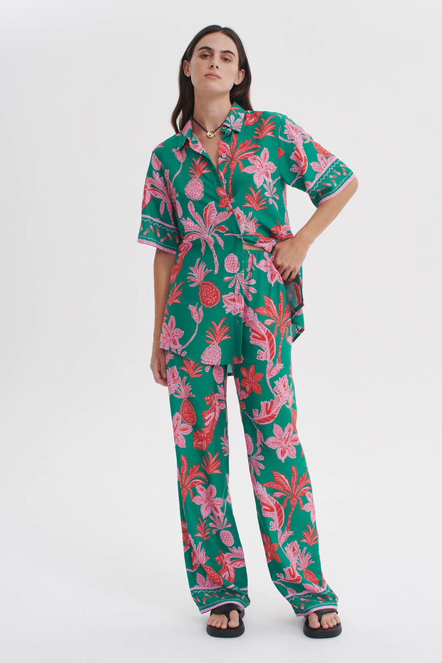 Mai Tai Shirt Pineapple Print - Lulu & Daw - Ownley - new arrivals, new arrvials, shirts - Lulu & Daw - Australian Fashion Boutique