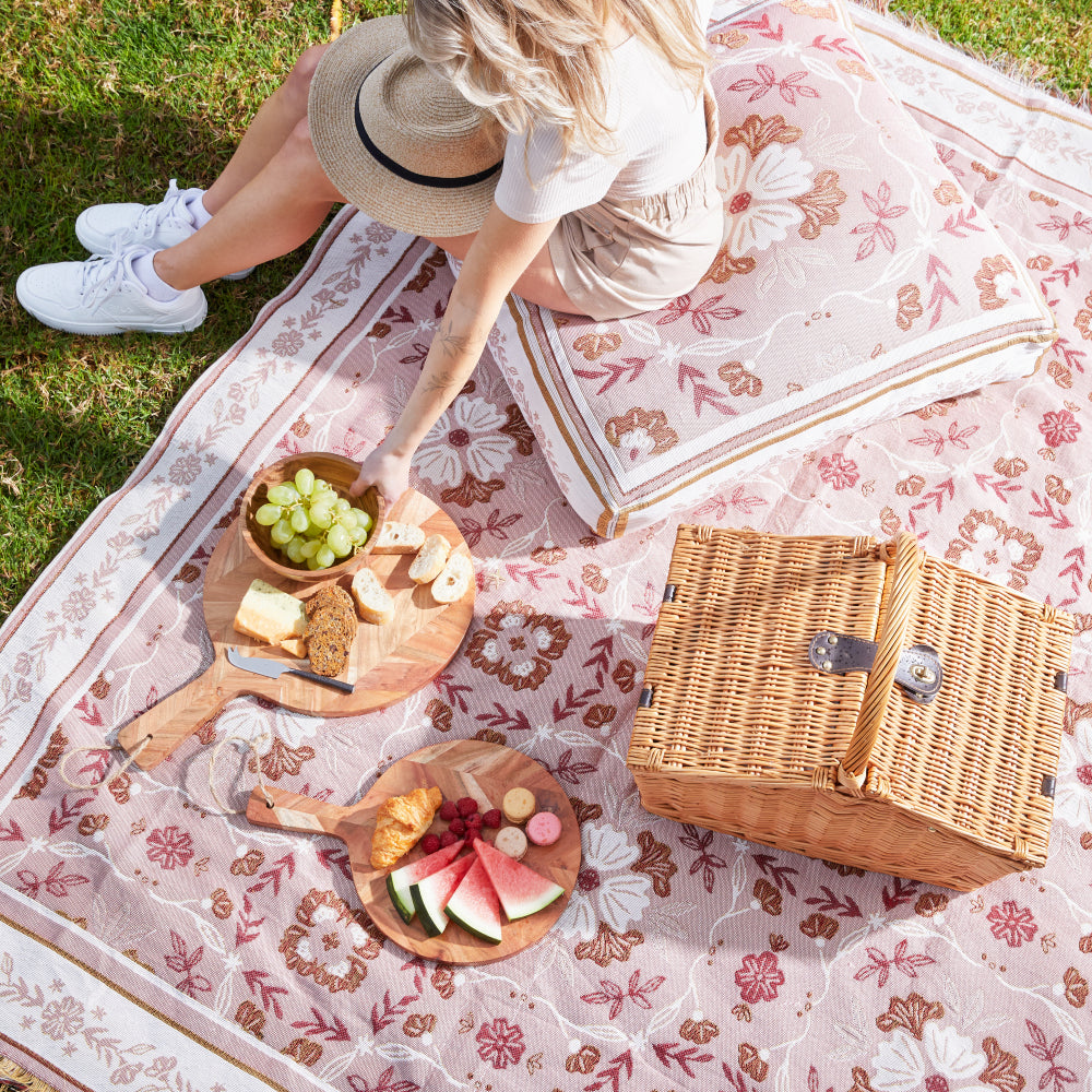Marley Throw Rug - Bubblegum Multi