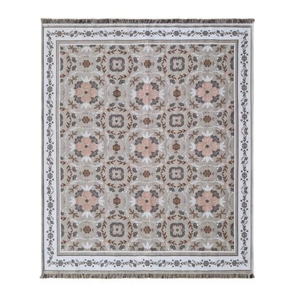 Marley Throw Rug - Green Mist