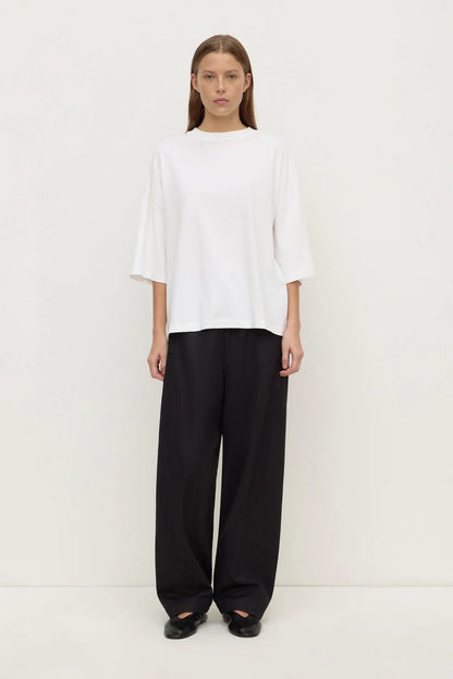 Assembly Label Max Cotton Oversized Tee - White