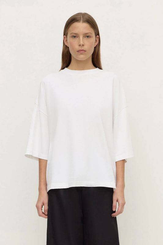 Assembly Label Max Cotton Oversized Tee - White