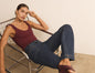 Tallulah Scoop Tank - Plum