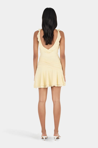 Ownley Whitney Mini Dress - Butter Yellow