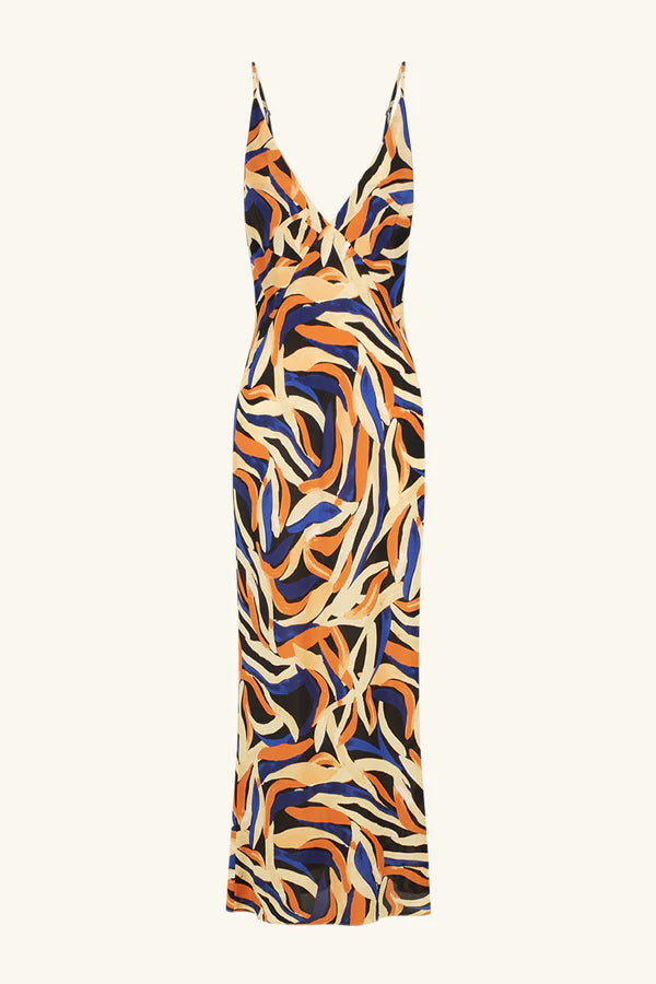 Palma Silk Plunged Slip Maxi Dress - Lulu & Daw - Shona Joy - new arrivals, new arrvials, Silk - Lulu & Daw - Australian Fashion Boutique