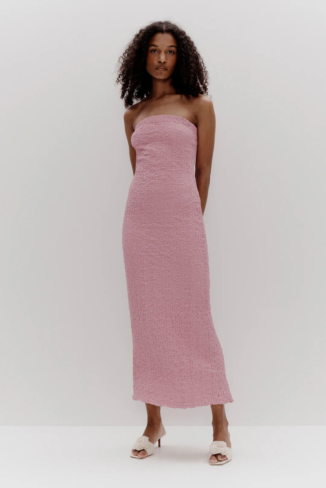 Petra Dress Pink - Lulu & Daw - Ownley - Cotton Blend, new arrivals, new arrvials - Lulu & Daw - Australian Fashion Boutique