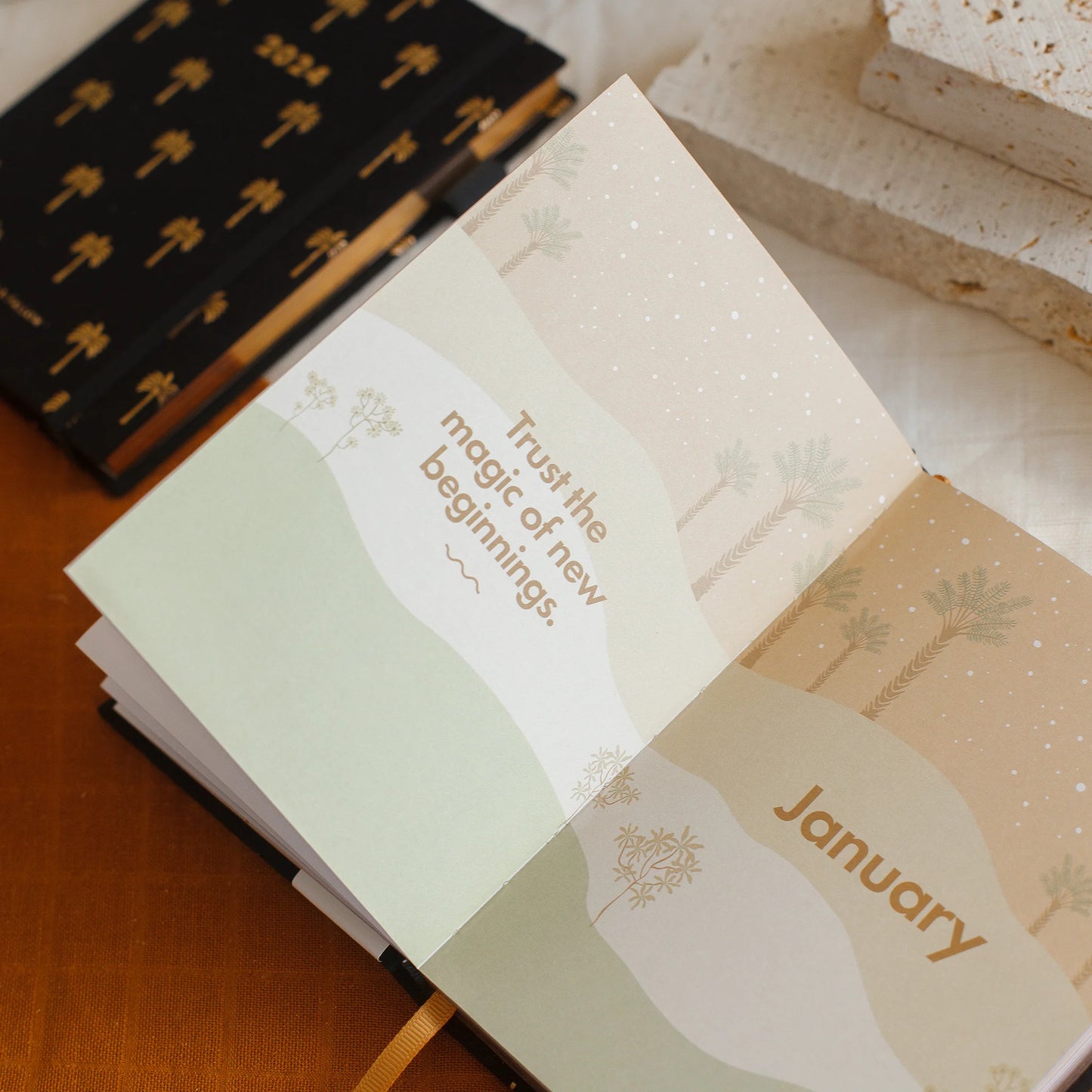 2024 Night Palms Mini Planner - Lulu & Daw - Fox & Fallow - fox & fallow, home - Lulu & Daw - Australian Fashion Boutique