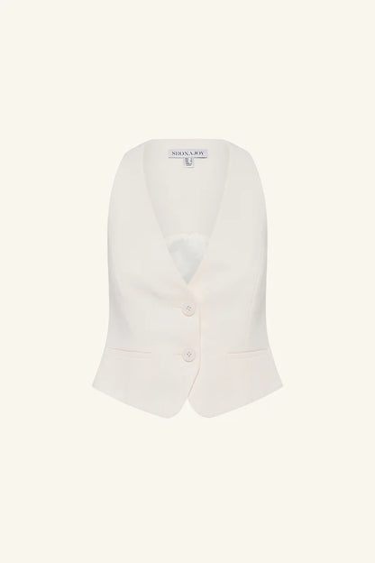 Amura Vest- Cream