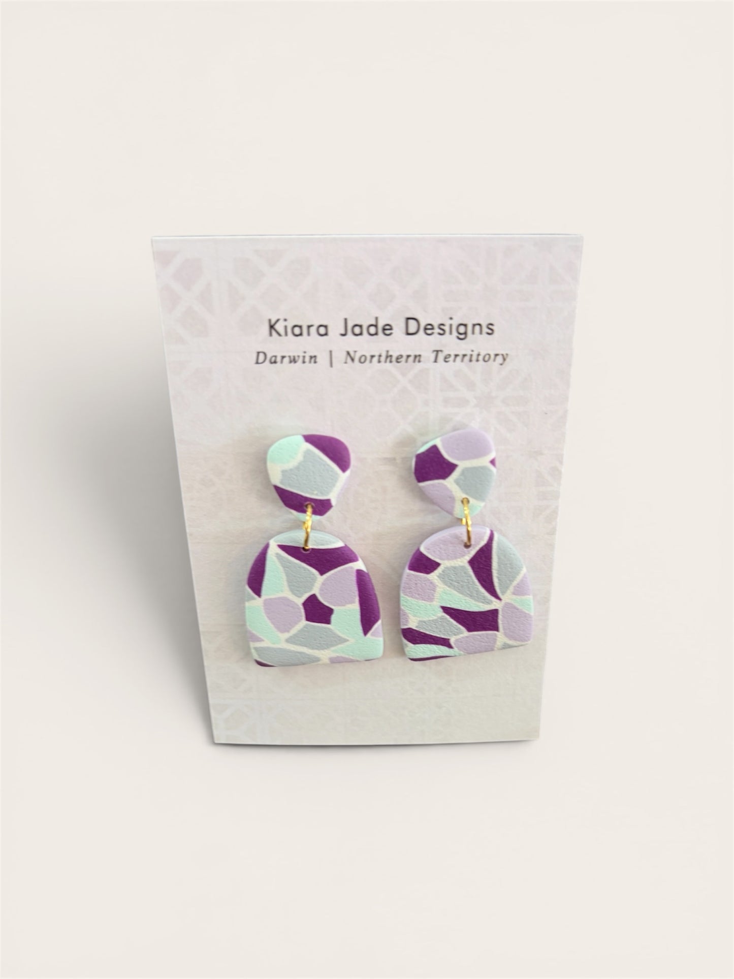 Kiara Jade Earrings - Purple