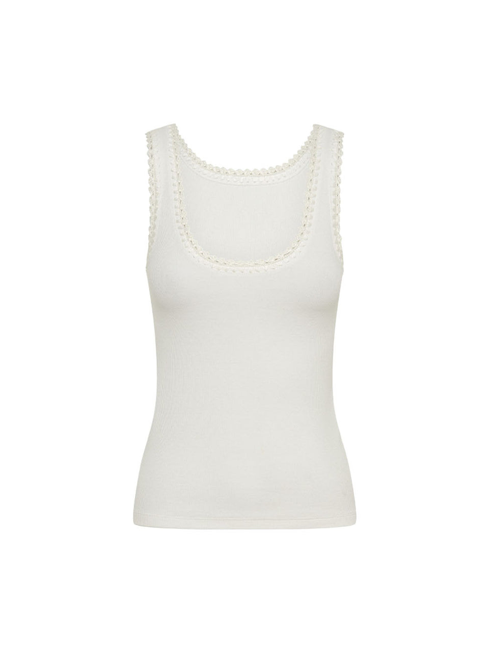 Tallulah Scoop Top - Ivory