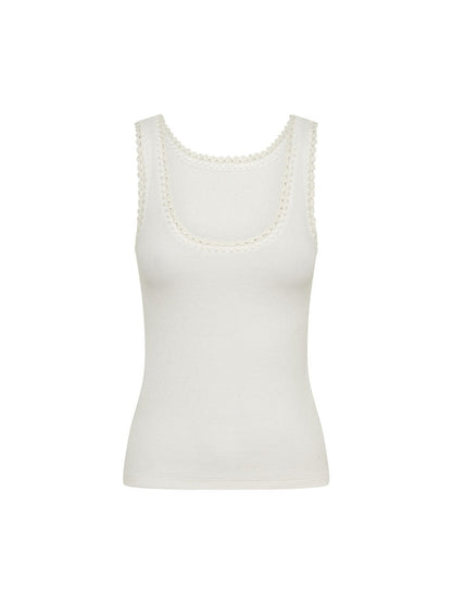 Tallulah Scoop Top - Ivory