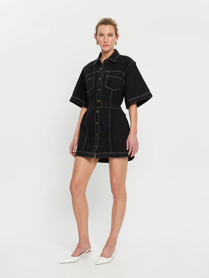 Rowyn Denim Shirt Dress - Lulu & Daw - Kivari - dress, kivari, new arrivals, new arrvials - Lulu & Daw - Australian Fashion Boutique