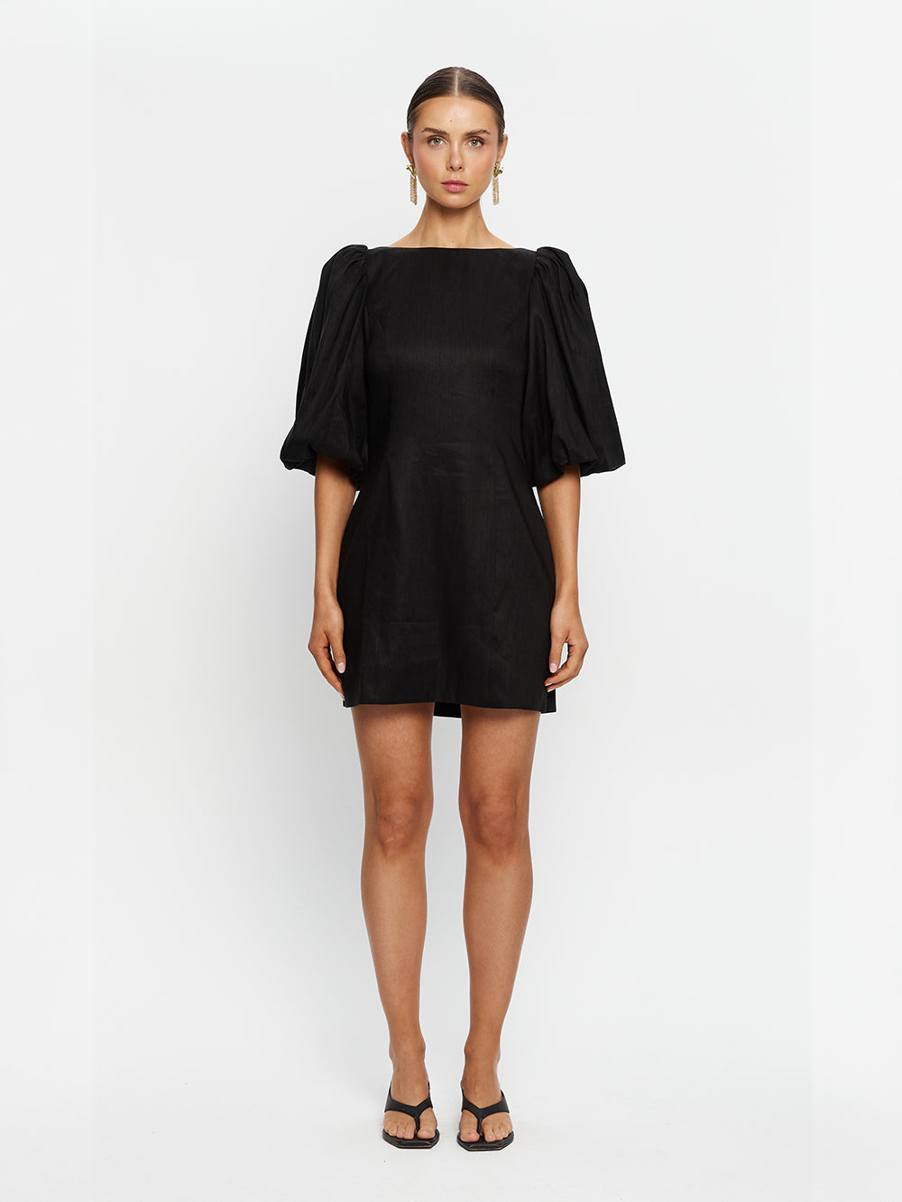 Cleo Bubble Sleeve Mini Dress