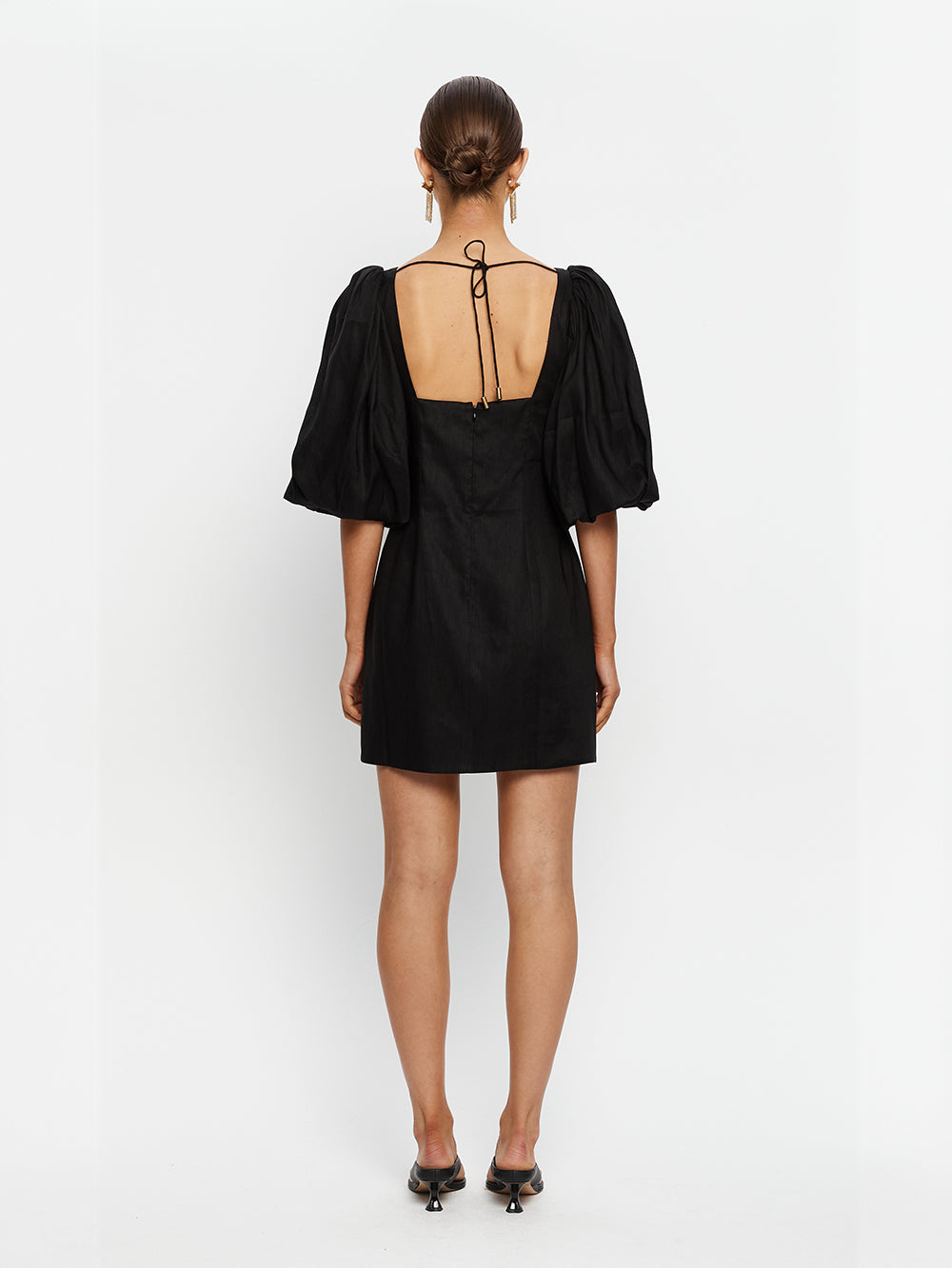 Cleo Bubble Sleeve Mini Dress