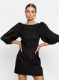 Kivari Cleo Bubble Sleeve Mini Dress