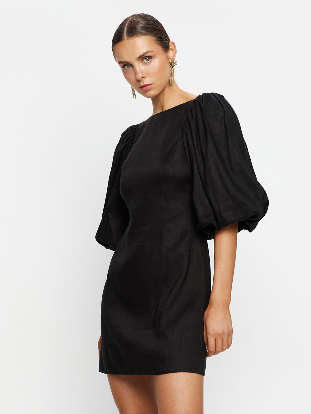 Cleo Bubble Sleeve Mini Dress