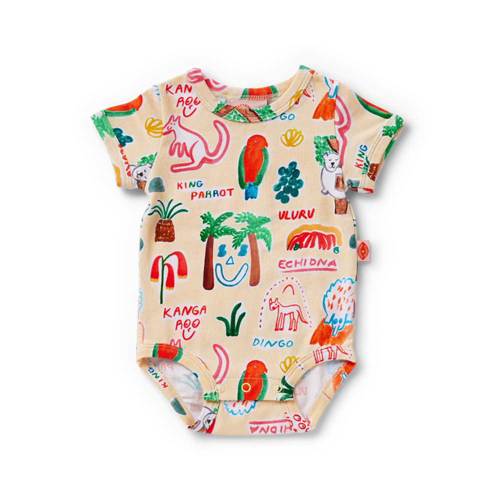 Coo-ee! Short Sleeve Short Sleeve Body Suit