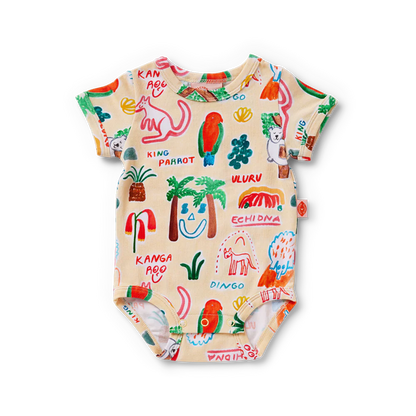 Coo-ee! Short Sleeve Short Sleeve Body Suit