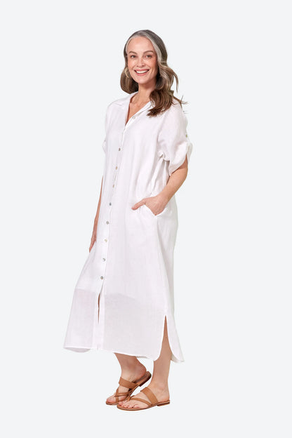 Studio Shirt Dress - Lulu & Daw - Eb & Ive - dress, linen - Lulu & Daw - Australian Fashion Boutique