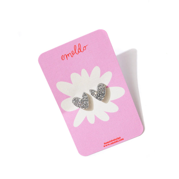 Heart Studs - Lulu & Daw - Emeldo - Emeldo, jewellery, new arrivals, new arrvials - Lulu & Daw - Australian Fashion Boutique