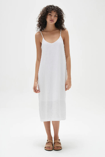Linen Slip Dress - White - Lulu & Daw - Assembly Label - new arrivals - Lulu & Daw - Australian Fashion Boutique