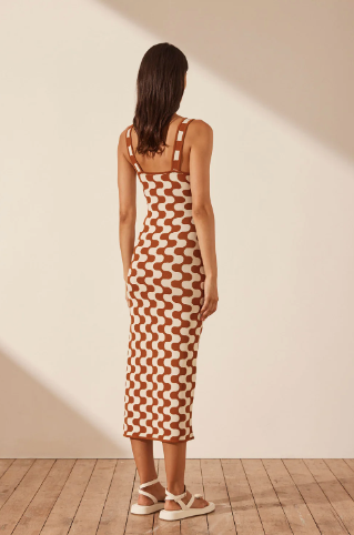 shona joy twist front midi dress Oliviera Twist Front Midi Dress | Taffy | Dresses
