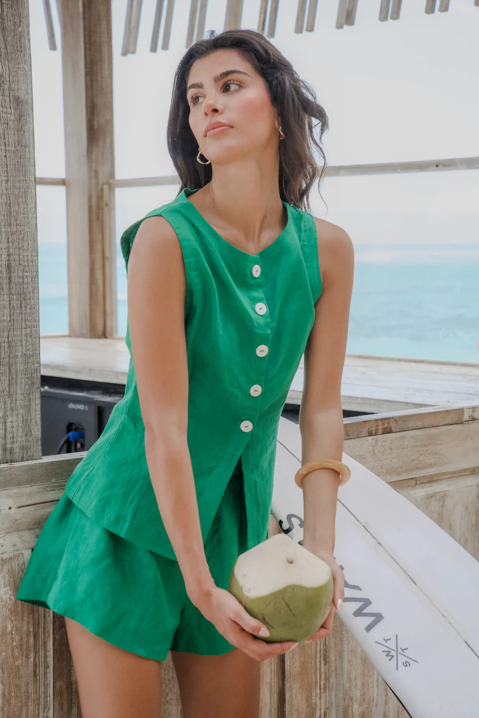 Ellerty - Fern Green - Vest