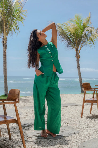 Ellerty - Fern Green - Vest