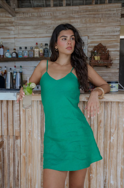 Esta  - Fern Green - Mini Dress
