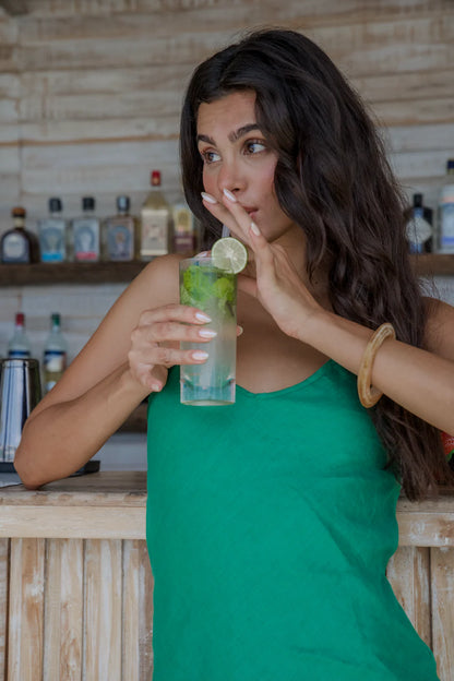 Esta  - Fern Green - Mini Dress