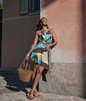 Mon Renn Essence Mini Dress - Abstract Painterly