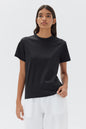Silk Blend Tee - Lulu & Daw - Assembly Label - assembly label, new arrivals, new arrvials, shirts, Silk, t shirt - Lulu & Daw - Australian Fashion Boutique