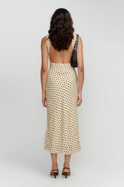 Tulip Midi Dress Butter Spot