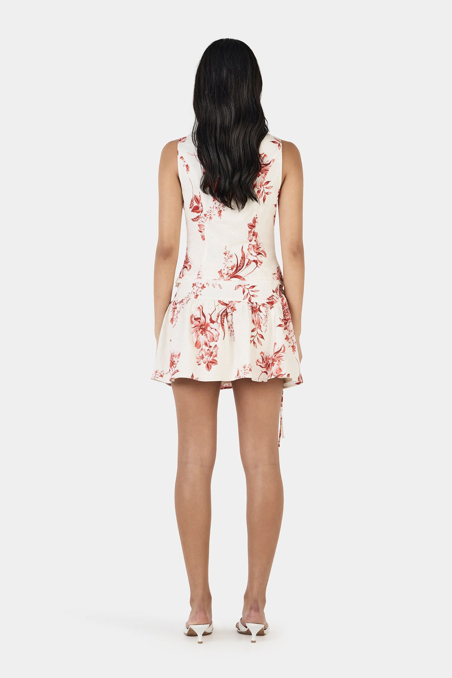 Keely Holiday Floral Skirt