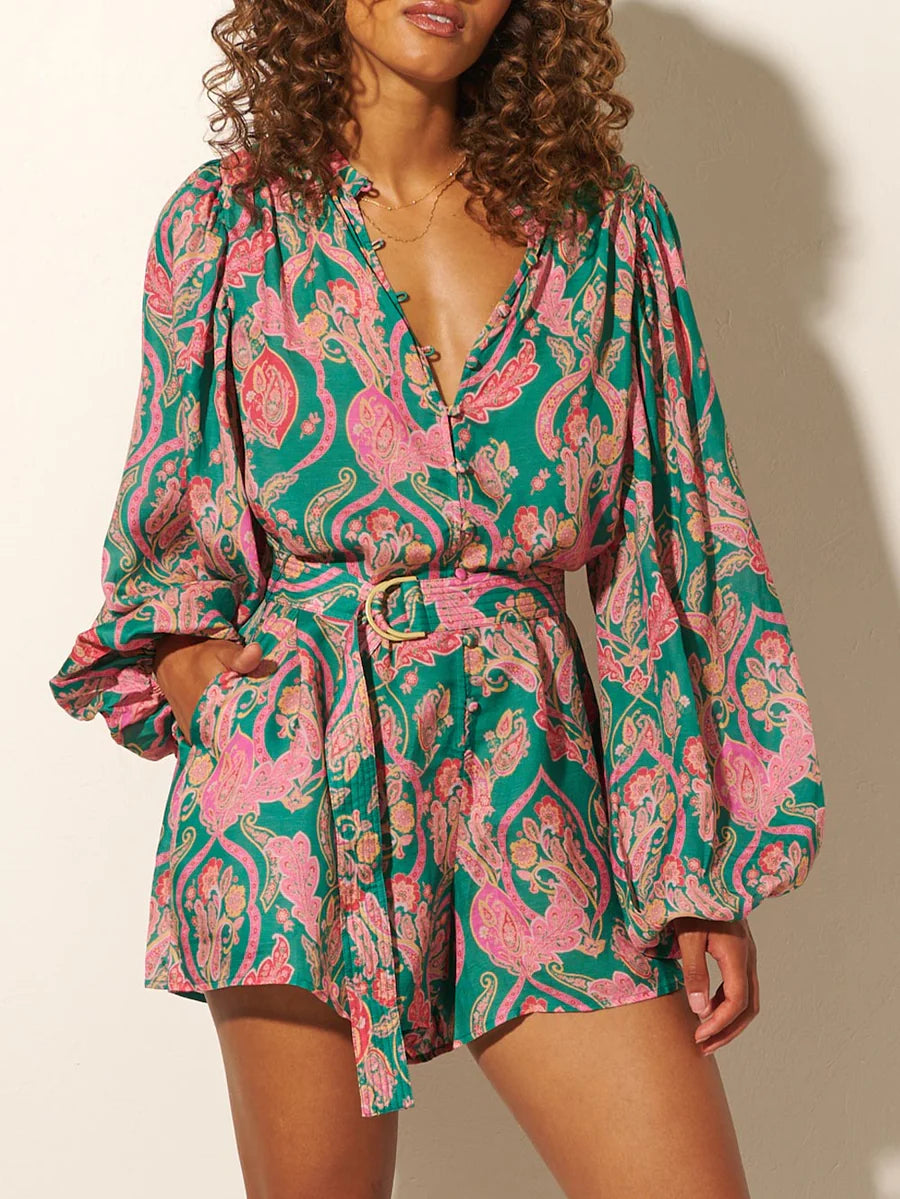 Talitha Playsuit - Lulu & Daw - Kivari - dress, dresses, kivari - Lulu & Daw - Australian Fashion Boutique