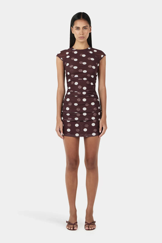 Vespa Mini Dress Pinot Polka