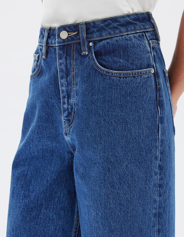 Wide Leg Jean - Hertiage Blue - Lulu & Daw - Assembly Label - 100% Cotton, Jeans, new arrivals, new arrvials - Lulu & Daw - Australian Fashion Boutique
