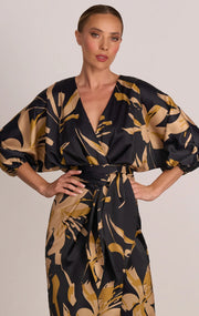 Ablaze Wrap Midi Dress - Lulu & Daw - Pasduchas - dress, pasduchas - Lulu & Daw - Australian Fashion Boutique