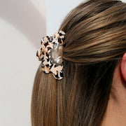 Marble Flower Hair Claw