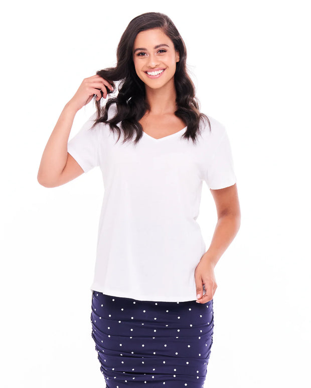 Ava Tee - Lulu & Daw - Betty Basics - 100% Cotton, basics, top, tops - Lulu & Daw - Australian Fashion Boutique