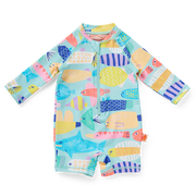 Long Sleeve Rash Suit Rainbow Reef